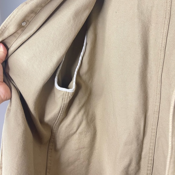 Slate and Stone Beige 100% Cotton Jacket Size Medium - Picture 9 of 9